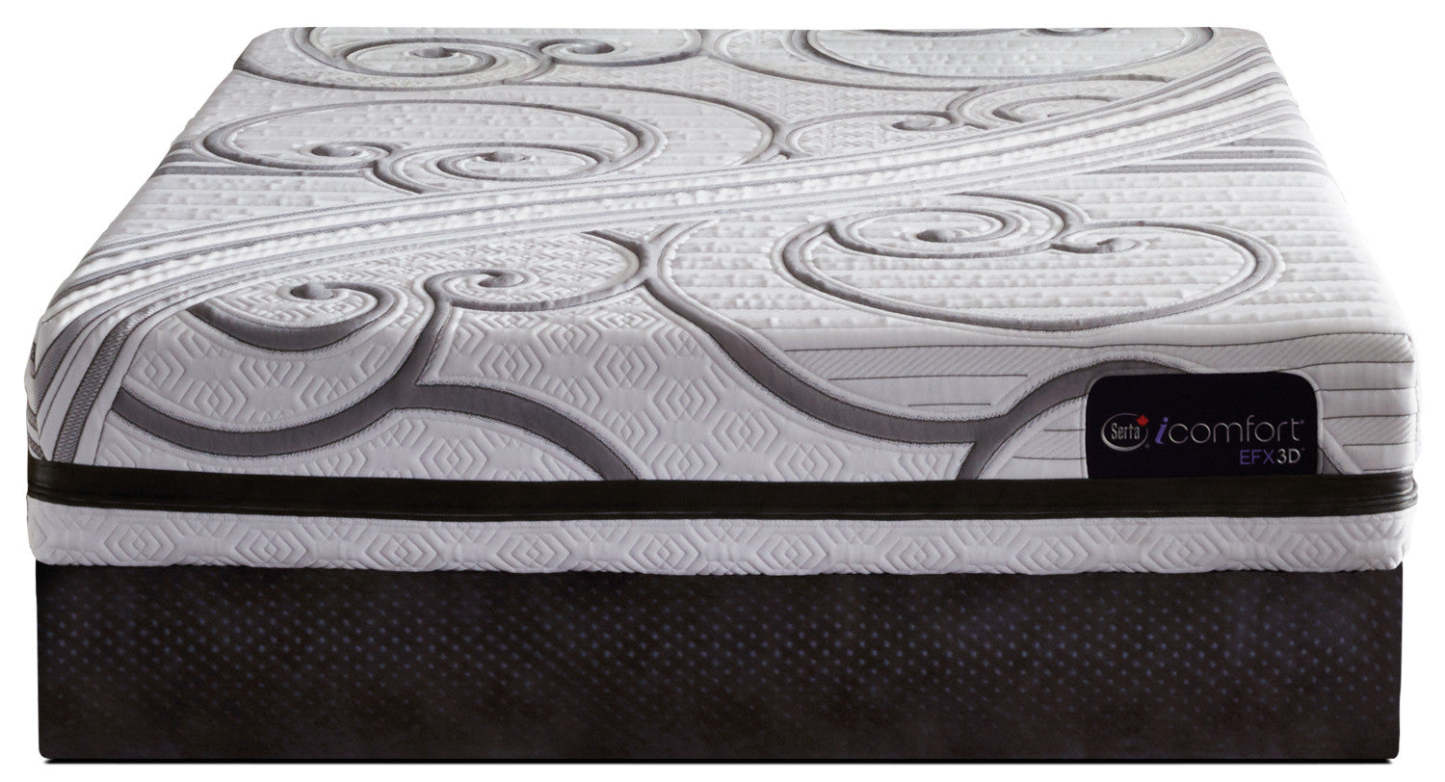 Serta iComfort® EFX3D Gravati Low-Profile Split Queen Mattress Set|Ensemble de matelas divisé à profil bas Gravati iComfort EFX3D de Serta pour lit queen