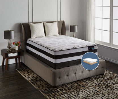 Serta iComfort® Hybrid Valentine Firm Low-Profile Full Mattress Set|Ensemble matelas ferme à profil bas Valentine Hybride iComfort de Serta pour lit double