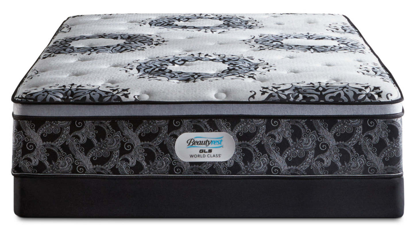 Beautyrest GL5 World Class Axis Euro-Top Firm Queen Mattress Set|Ensemble matelas ferme à Euro-plateau GL5 World Class Axis de Beautyrest pour grand lit