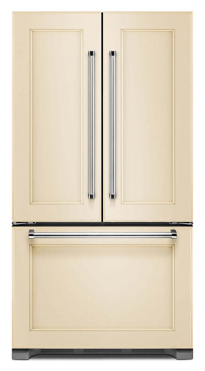 Réfrigérateur KitchenAid de 36 po et de 22 pi³ à portes françaises - prêt pour panneau - KRFC302EPA | Réfrigérateur KitchenAid de 22 pi³ et de 36 po à portes françaises - panneau personnalisable - KRFC3…