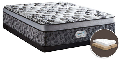 Beautyrest GL5 World Class Genesis Euro-Top Firm Split Queen Mattress Set|Ensemble ferme à Euro-plateau divisé GL5 Genesis de Beautyrest World Class pour grand lit