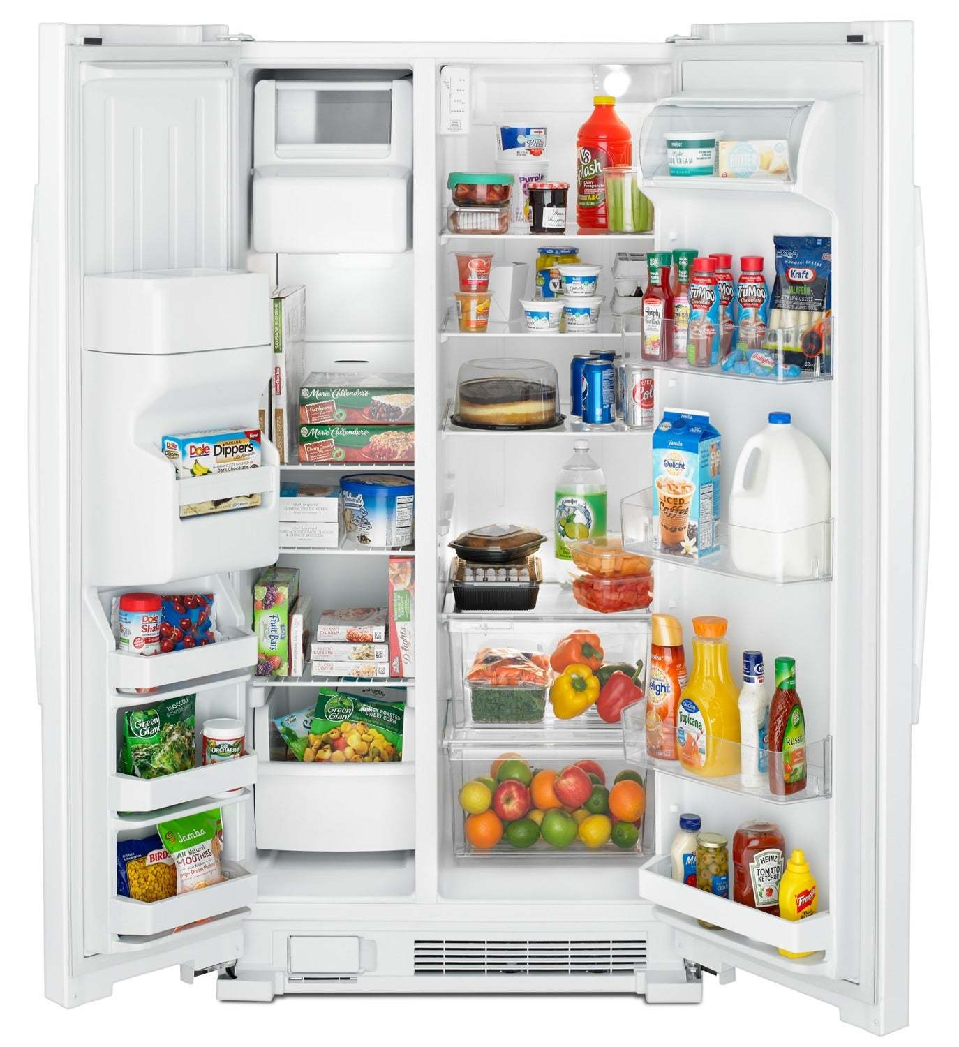 Réfrigérateur Amana de 33 21 pi³ à compartiments juxtaposés - blanc - ASI2175GRW | Amana 33 21 Cu. Ft. Side-by-Side Refrigerator - White - ASI2175GRW