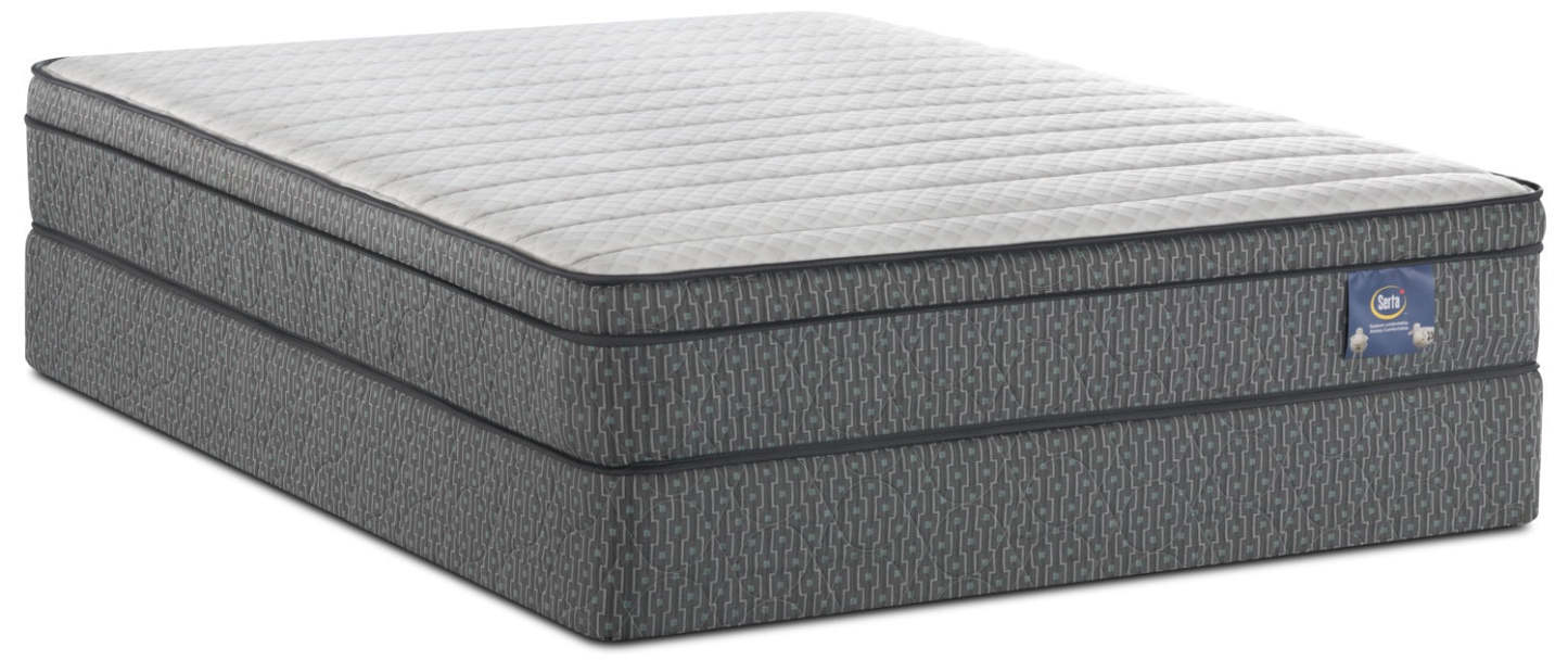 Serta Always Comfort® Alberto Euro-Top Twin Mattress Set|Ensemble matelas à Euro-plateau Alberto Toujours Confortable de Serta pour lit simple