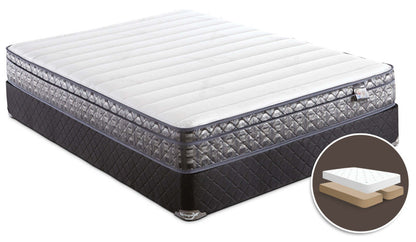 Springwall Endeavour 4 Euro-Top Firm Split Queen Mattress Set|Ensemble matelas ferme à Euro-plateau divisé Endeavour 4 de Springwall pour grand lit