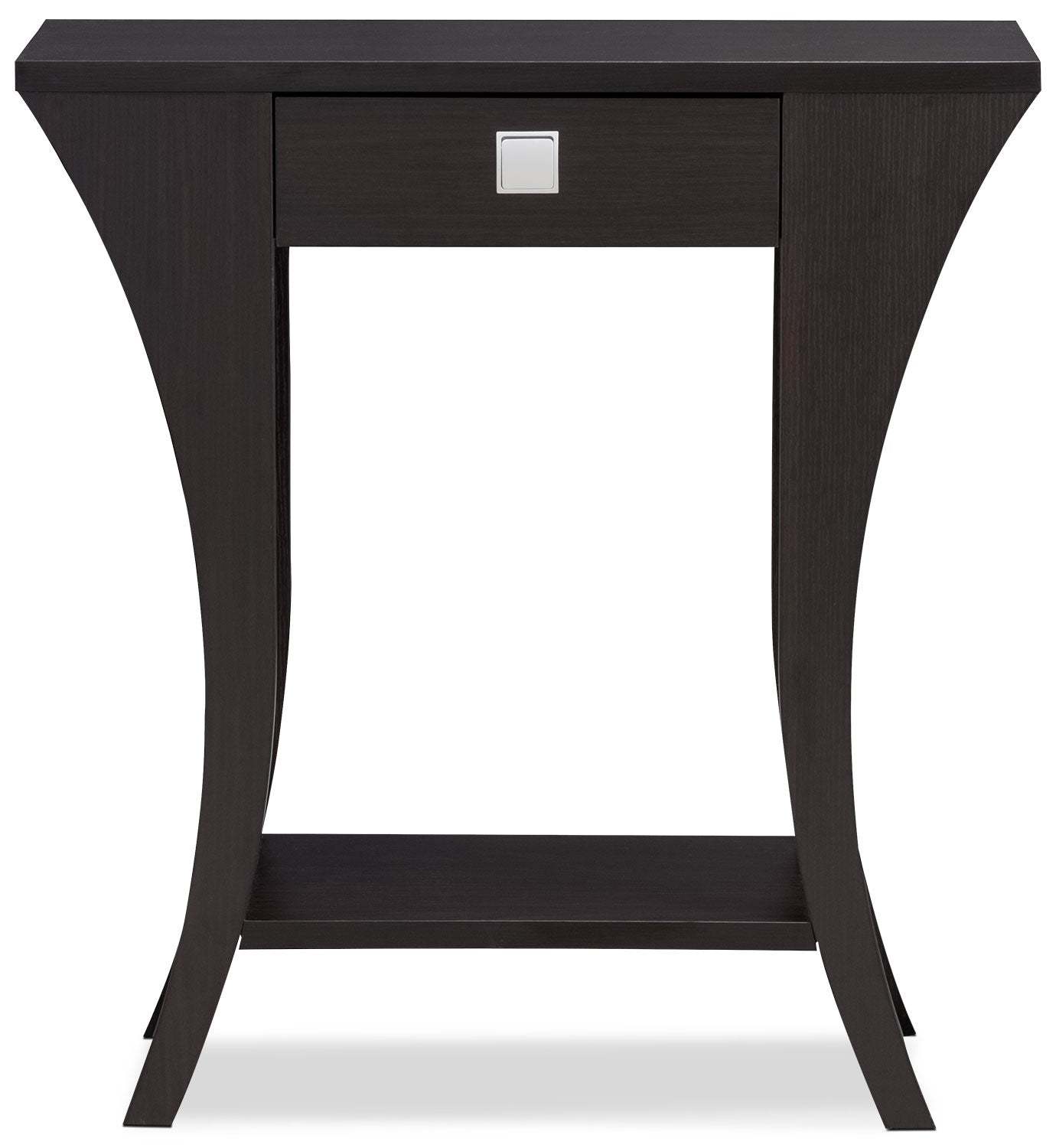 Manila 19.5 Accent Table with Drawer - Brown|Table d'appoint Manila de 19,5 po avec tiroir - brune