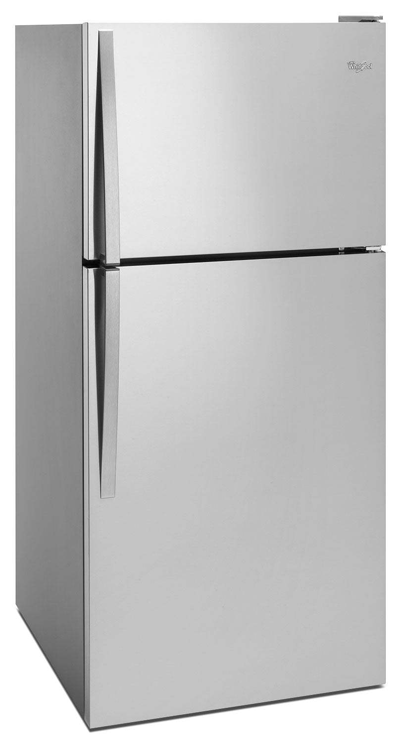Réfrigérateur Whirlpool de 30 po et de 18,3 pi³ à congélateur supérieur - acier inoxydable monochromatique - WRT148FZDM | Whirlpool 30 18.3 Cu. Ft. Top-Mount Refrigerator - Monochromatic Stainless Steel