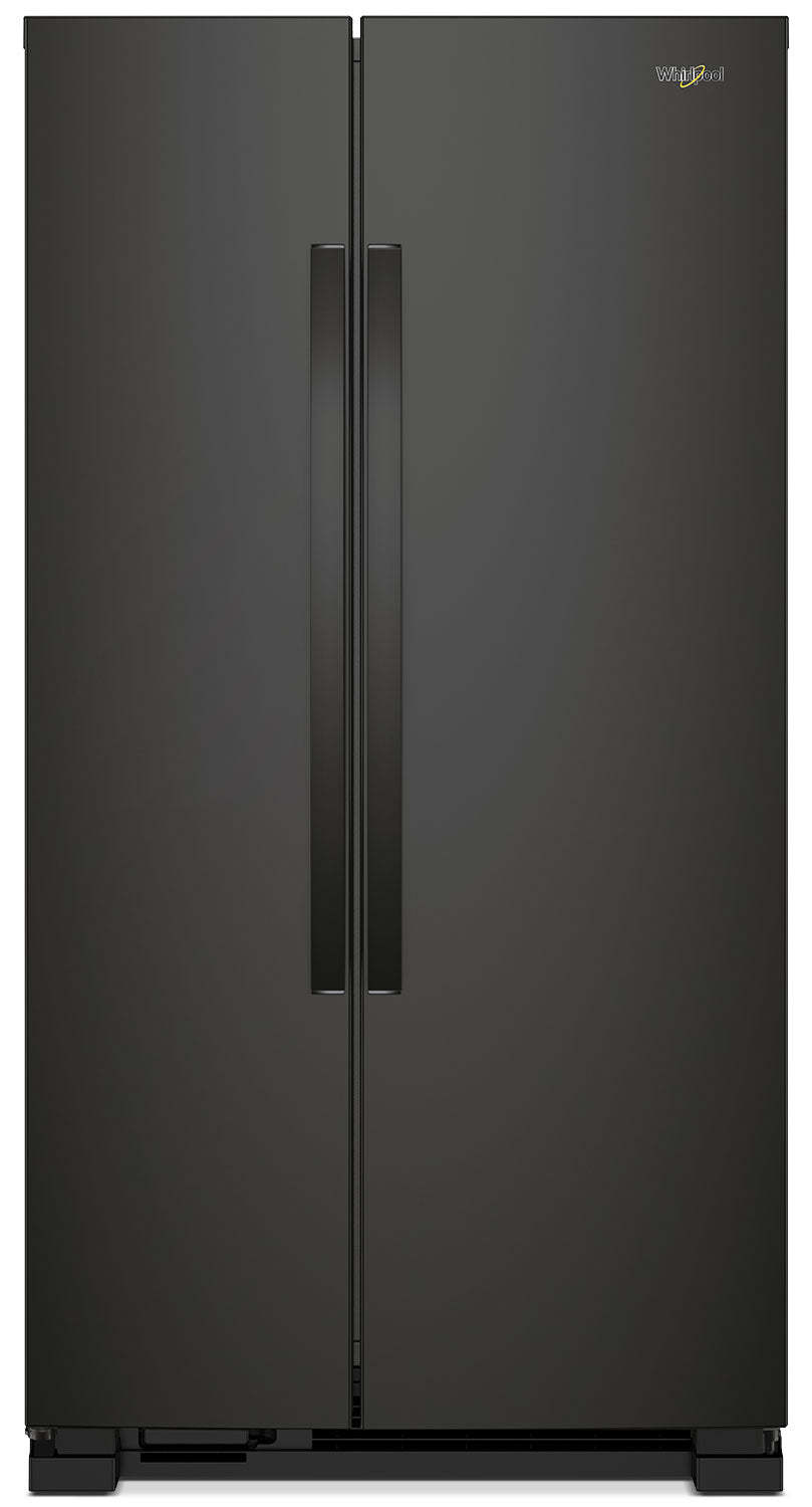 Réfrigérateur Whirlpool de 33 22 pi³ à compartiments juxtaposés - noir - WRS312SNHB | Whirlpool 33 22 Cu. Ft. Side-by-Side Refrigerator - Black - WRS312SNHB