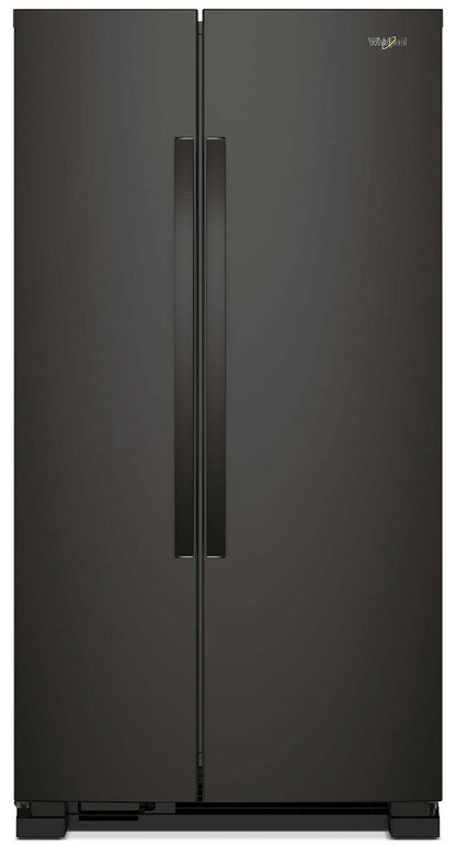 Réfrigérateur Whirlpool de 33 22 pi³ à compartiments juxtaposés - noir - WRS312SNHB | Whirlpool 33 22 Cu. Ft. Side-by-Side Refrigerator - Black - WRS312SNHB