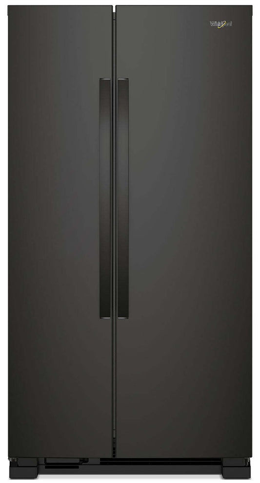 Réfrigérateur Whirlpool de 33 22 pi³ à compartiments juxtaposés - noir - WRS312SNHB | Whirlpool 33 22 Cu. Ft. Side-by-Side Refrigerator - Black - WRS312SNHB