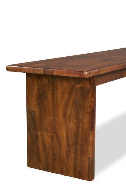 Banc de salle à manger Vale, bois, 58 W - Marron | Banc de salle à manger Vale de 58 po (l) en bois - brun