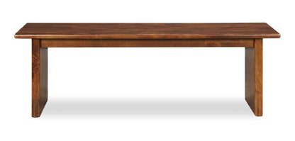 Banc de salle à manger Vale, bois, 58 W - Marron | Banc de salle à manger Vale de 58 po (l) en bois - brun