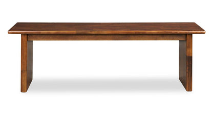 Banc de salle à manger Vale, bois, 58 W - Marron | Banc de salle à manger Vale de 58 po (l) en bois - brun