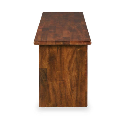 Banc de salle à manger Vale, bois, 58 W - Marron | Banc de salle à manger Vale de 58 po (l) en bois - brun