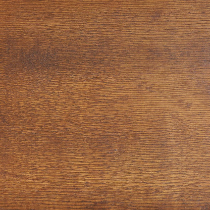 Chaise de salle à manger Vale avec tissu en polyester, bois, dossier en échelle - Marron et beige | Chaise de salle à manger Vale en tissu de polyester et en bois avec dossier en échelle - marron et beige