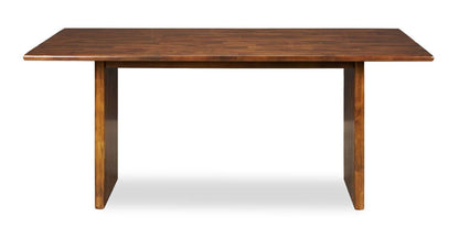 Table à manger Vale, Bois, 72 W - Marron | Table de salle à manger Vale en bois de 72 po (l) - brune