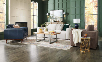 Kort &amp; Co. Penelope 24 Lampe de table en céramique bleue | Lampe de table Penelope de Kort &amp; Co. de 24 po en céramique bleue