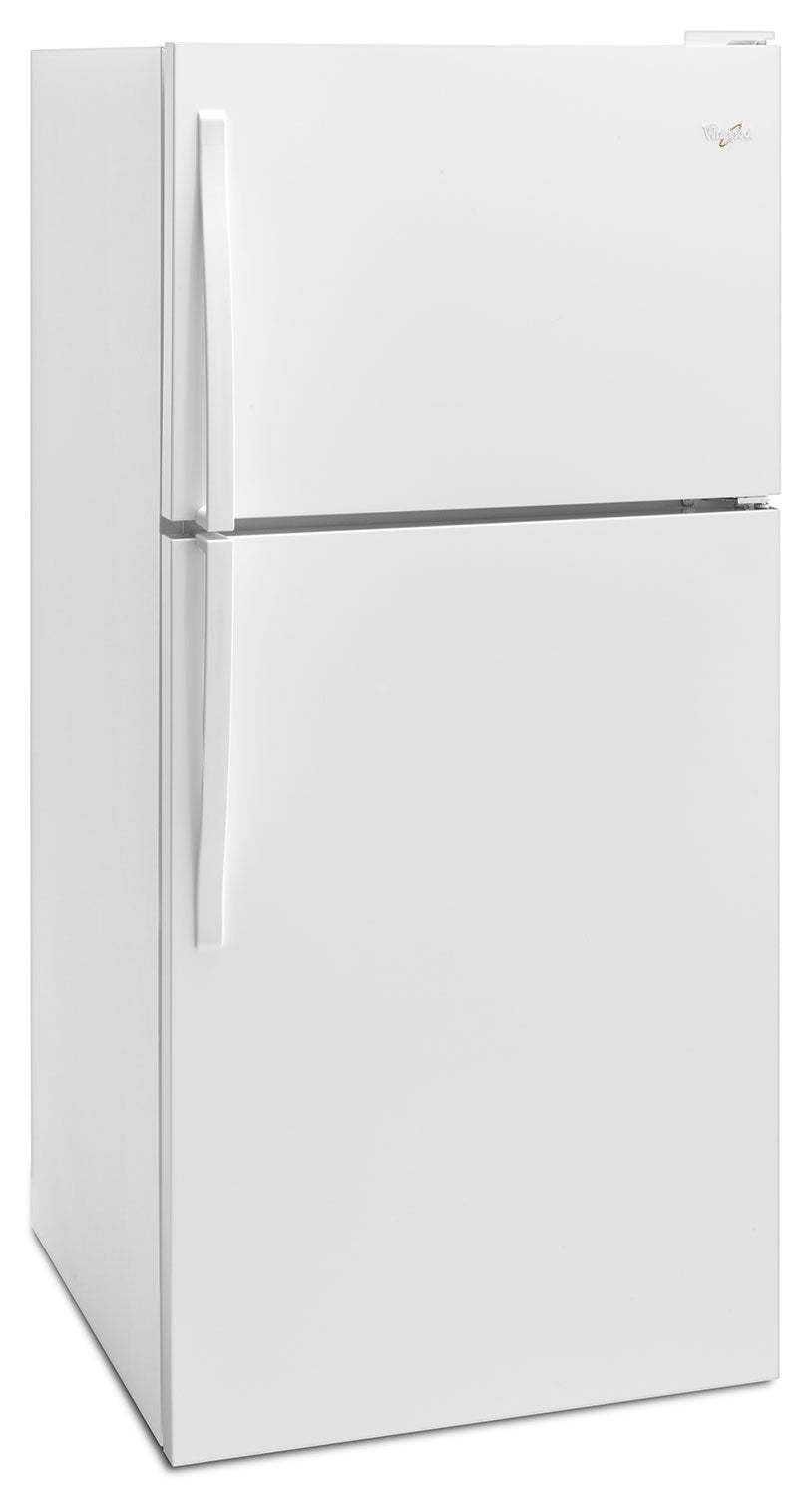 Tourbillon 30 18,2 Cu. Fort. Réfrigérateur à congélateur supérieur - Blanc - WRT318FZDW | Réfrigérateur Whirlpool de 18,2 pi³ et de 30 po à congélateur supérieur - blanc - WRT318FZDW