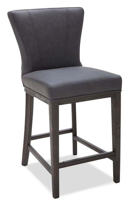 Tabouret Quinn à hauteur de comptoir, ensemble de 2 – Gris|Tabouret Quinn de hauteur comptoir, ensemble de 2 - gris|QUINGCSP