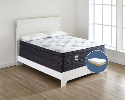 Simmons Do Not Disturb Avante Euro-Top Firm Low-Profile Mattress Set|Ensemble matelas ferme à Euro-plateau à profil bas Avante Ne pas déranger Simmons pour grand lit