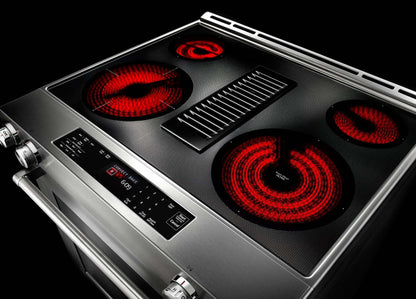 Cuisinière électrique KitchenAid de 6,4 pi³ avec technologie AquaLiftMD et autonettoyage - acier inoxydable - KSEG950ESS