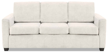 Becca Chenille Full-Size Sofa Bed – Silver|Sofa-lit double Becca en chenille – argenté