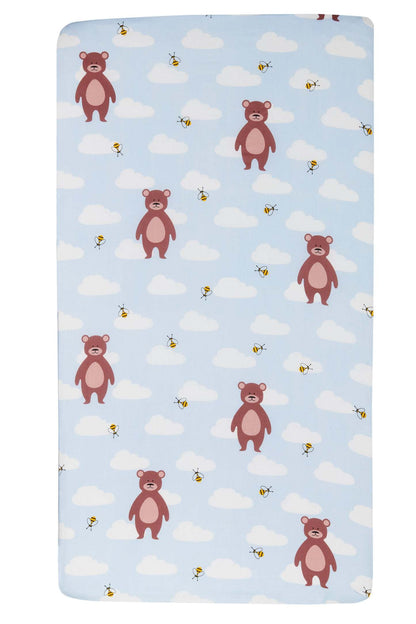 Ensemble de literie pour lit de bébé 3 pièces Walden - Bleu | Literie Walden 3 pièces pour lit de bébé - Bleu