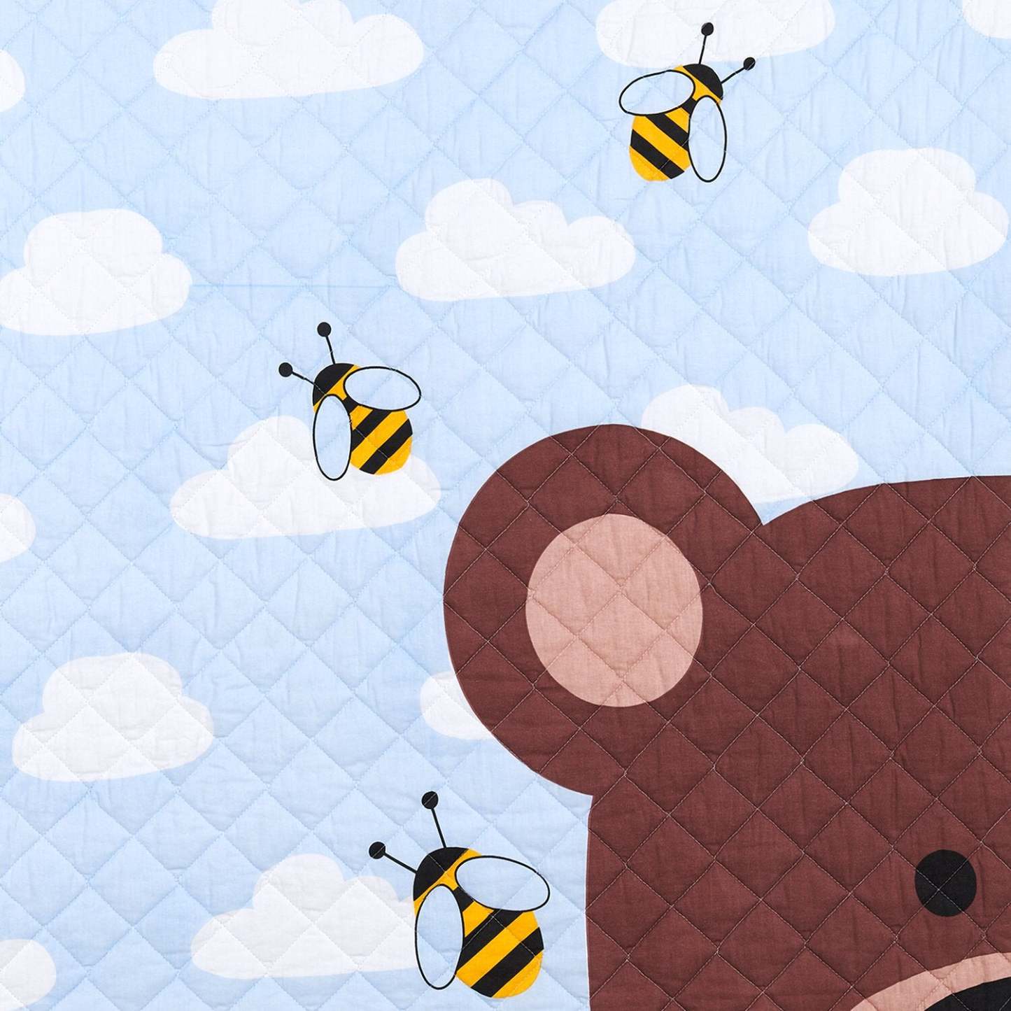 Ensemble de literie pour lit de bébé 3 pièces Walden - Bleu | Literie Walden 3 pièces pour lit de bébé - Bleu