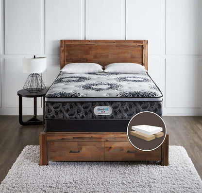 Beautyrest GL5 World Class Axis Euro-Top Firm Split Queen Mattress Set|Ensemble matelas ferme à Euro-plateau divisé GL5 World Class Axis de Beautyrest pour grand lit