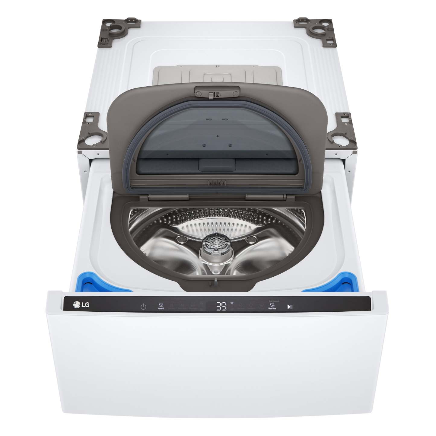 LG 1 Cu. Fort. Laveuse sur socle SideKick™ 27 - WD300CW | Laveuse-piédestal SidekickMC LG de 1 pi³ – WD300CW | WD300CWP