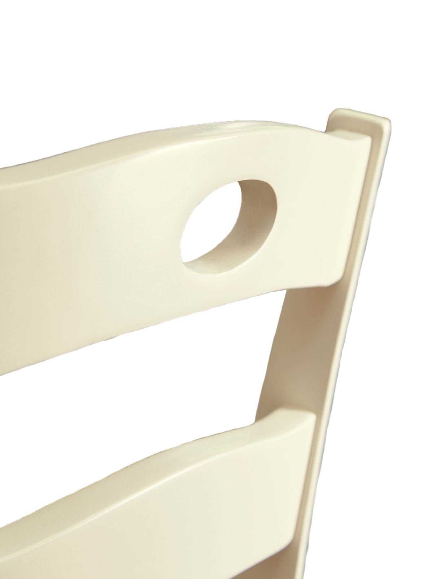 Chaise de salle à manger Woodanville, dossier échelle – bicolore blanc et marron | Chaise de salle à manger Woodanville avec dossier en échelle - deux teintes, blanc et brun