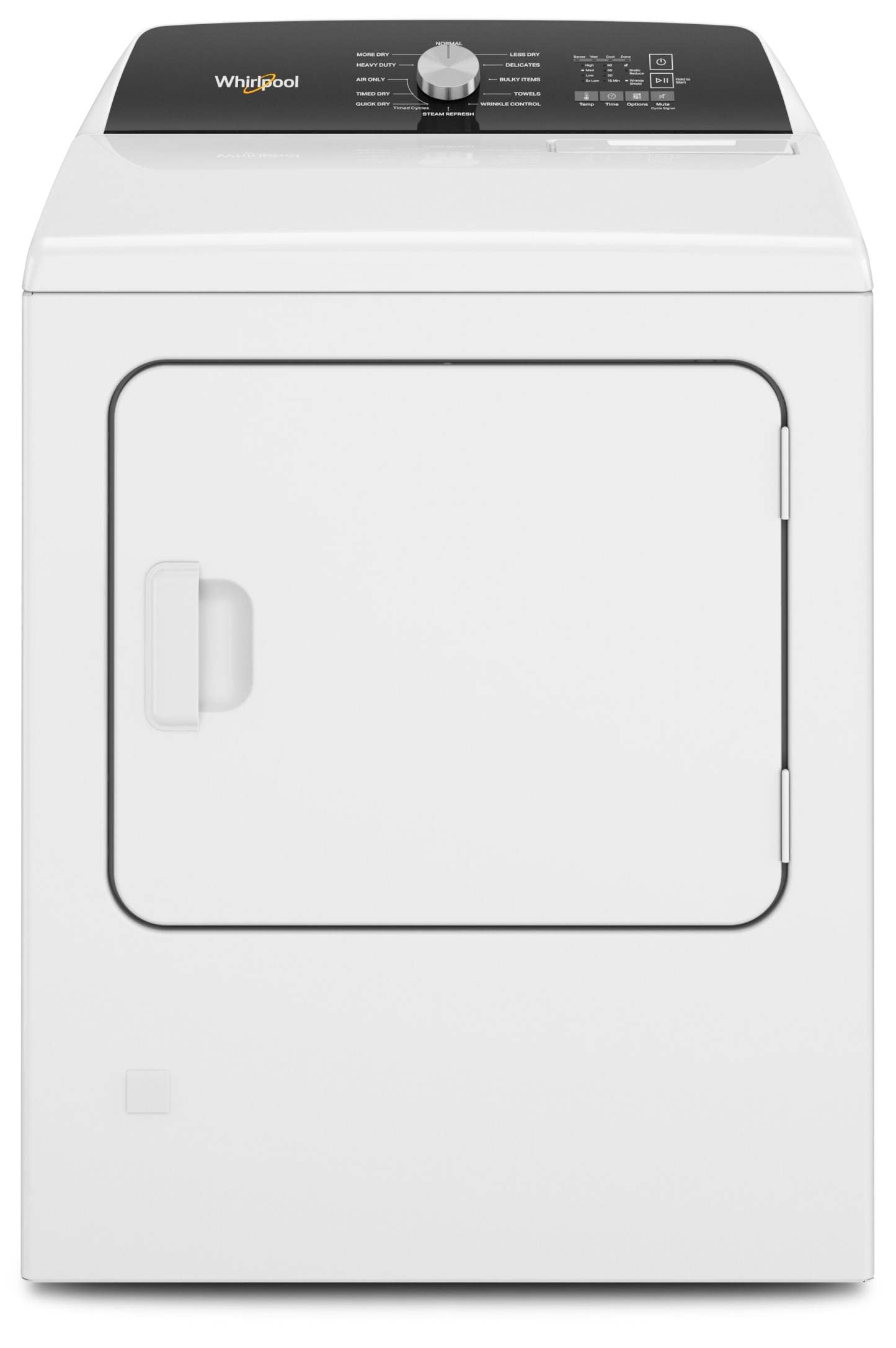 Whirlpool Laveuse à chargement par le haut de 5,2 pi3 avec robinet intégré et sécheuse électrique de 7 pi3 avec vapeur | WHTL525A