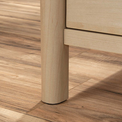 Bureau d'ordinateur Whitaker Point de 59,06 po de qualité commerciale à 3 tiroirs avec armoire - érable naturel