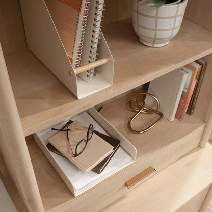 Whitaker Point 31.5 Library Hutch with Drawer - Natural Maple|Crédence de type bibliothèque Whitaker Point de 31,5 po avec tiroir - érable naturel