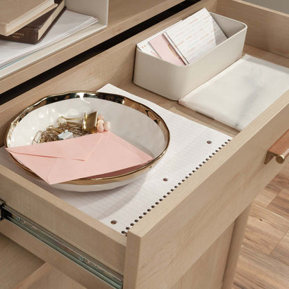 Whitaker Point 31.5 Library Hutch with Drawer - Natural Maple|Crédence de type bibliothèque Whitaker Point de 31,5 po avec tiroir - érable naturel