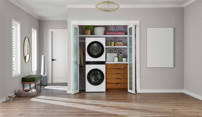 LG 3.1 Washer/4.2 Dryer Cu. Ft. Front-Load High-Efficiency Washtower™ - Blanc - WKHC152HWA | Tour de lavage WashTowerMC haute efficacité LG à chargement frontal avec laveuse de 3,1 pi³ et séche…