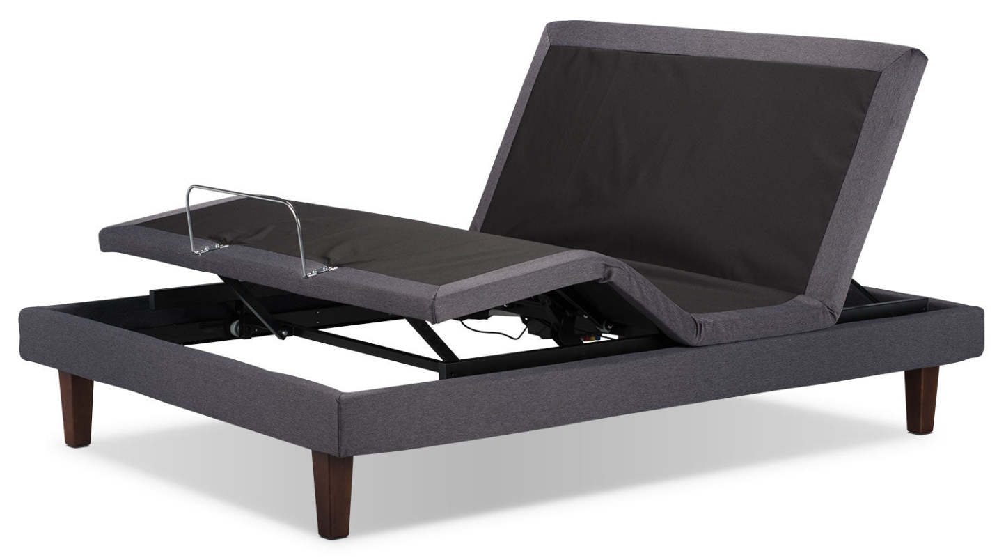 Matelas plateau régulier Recover TEMPUR-Flex et base ajustable Tuxedo pour lit simple très long