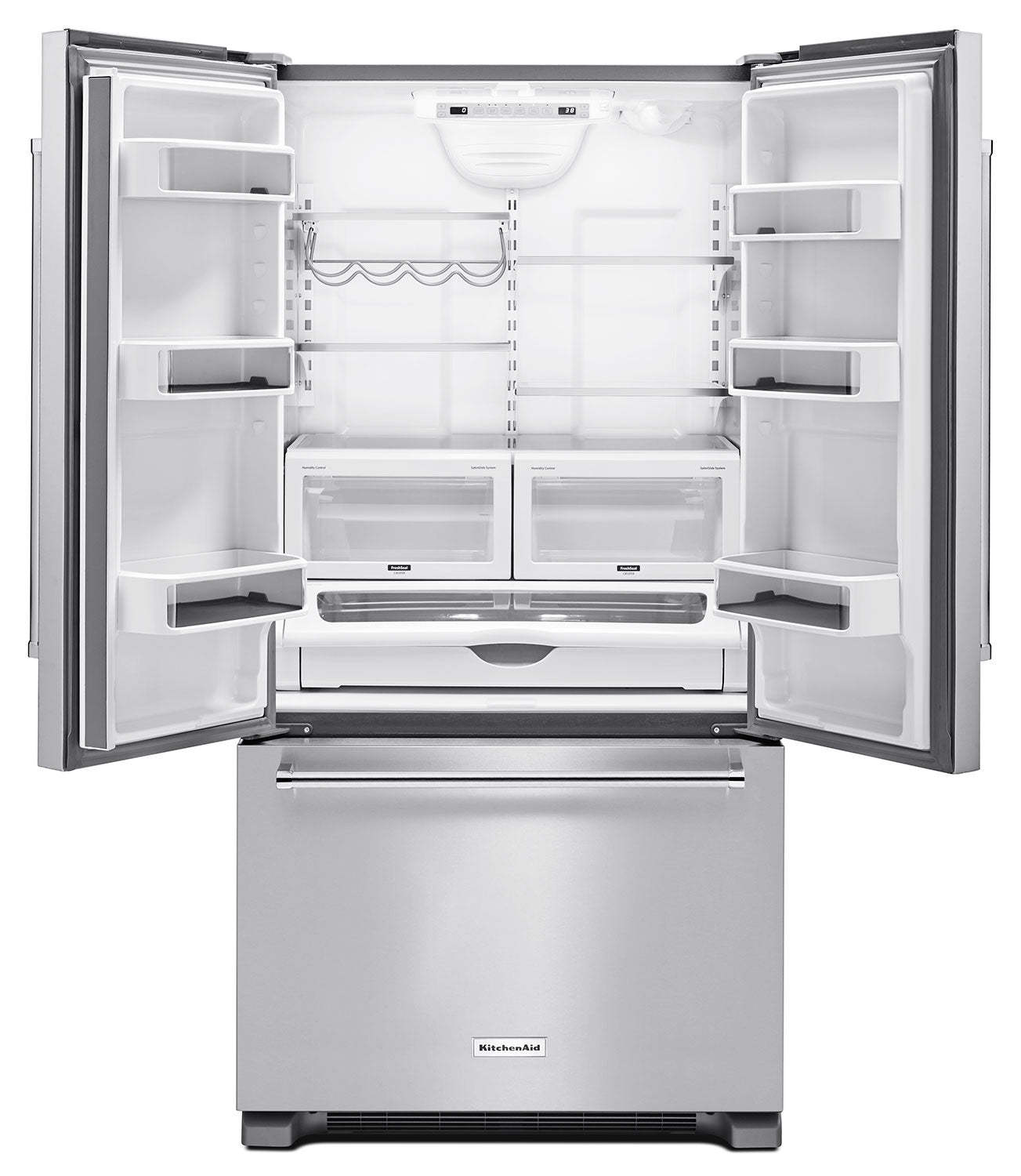 Réfrigérateur KitchenAid de 36 po et 22 pi³ à portes françaises - acier inoxydable - KRFC302ESS | KitchenAid 36 22 Cu. Fort. Réfrigérateur à portes françaises - Acier inoxydable - KRFC302ESS