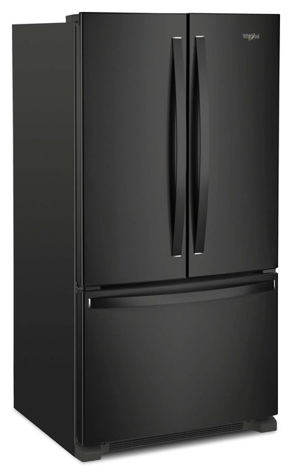 Réfrigérateur Whirlpool de 25 pi³ et de 36 po à portes françaises - noir - WRF535SWHB | Whirlpool 36 25 Cu. Ft. French-Door Refrigerator - Black - WRF535SWHB