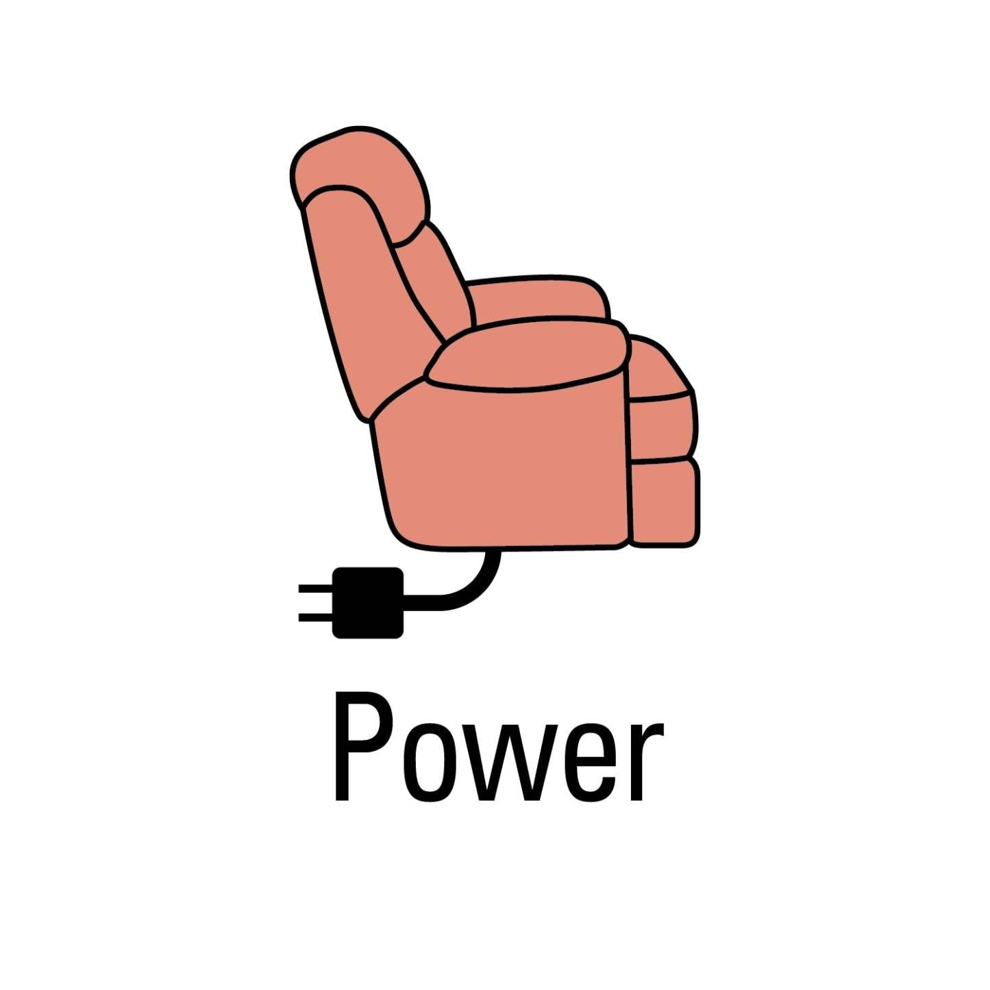 Fauteuil à inclinaison électrique 6734 en microsuède - fougère