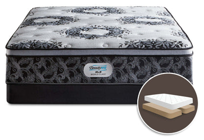 Beautyrest GL5 World Class Axis Euro-Top Firm Split Queen Mattress Set|Ensemble matelas ferme à Euro-plateau divisé GL5 World Class Axis de Beautyrest pour grand lit