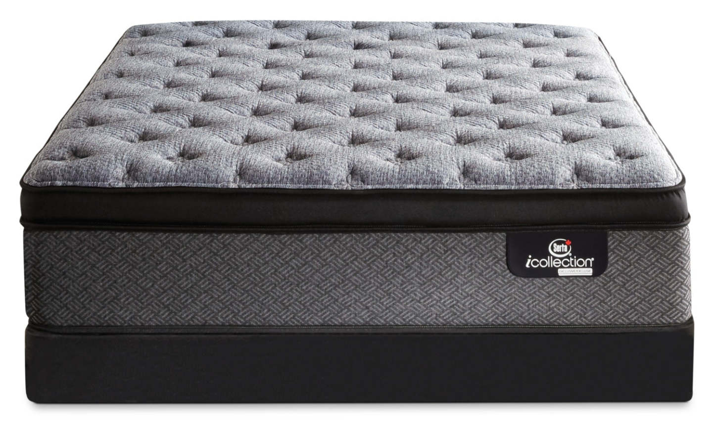 Serta® iCollection® Farina Medium Euro-Top King Mattress Set|Ensemble matelas semi-ferme à Euro-plateau Farina iCollection de Serta pour très grand lit