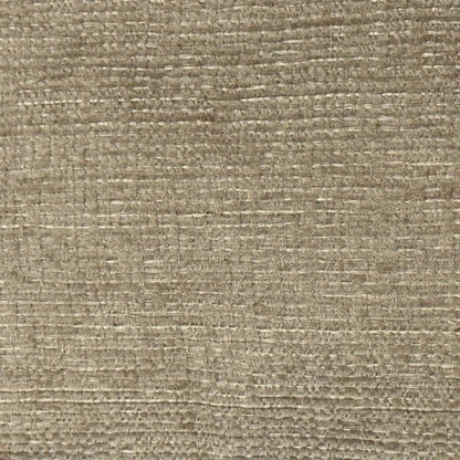 Made in Canada Wynn 24 Chenille Fabric Ottoman with Nailhead Trim and Wood Bun Legs - Taupe | Pouf Wynn de 24 po fabriqué au Canada en tissu de chenille avec bordure de clous décoratifs et pattes en oignon en bois - taupe