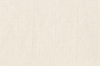 Cindy Crawford Home Pouf Gena 45 en tissu d'apparence lin avec base et pieds en bois - Coton blanc | Pouf Gena de Cindy Crawford Home de 45 po en tissu d'apparence lin avec base et pattes en bois - coton blanc