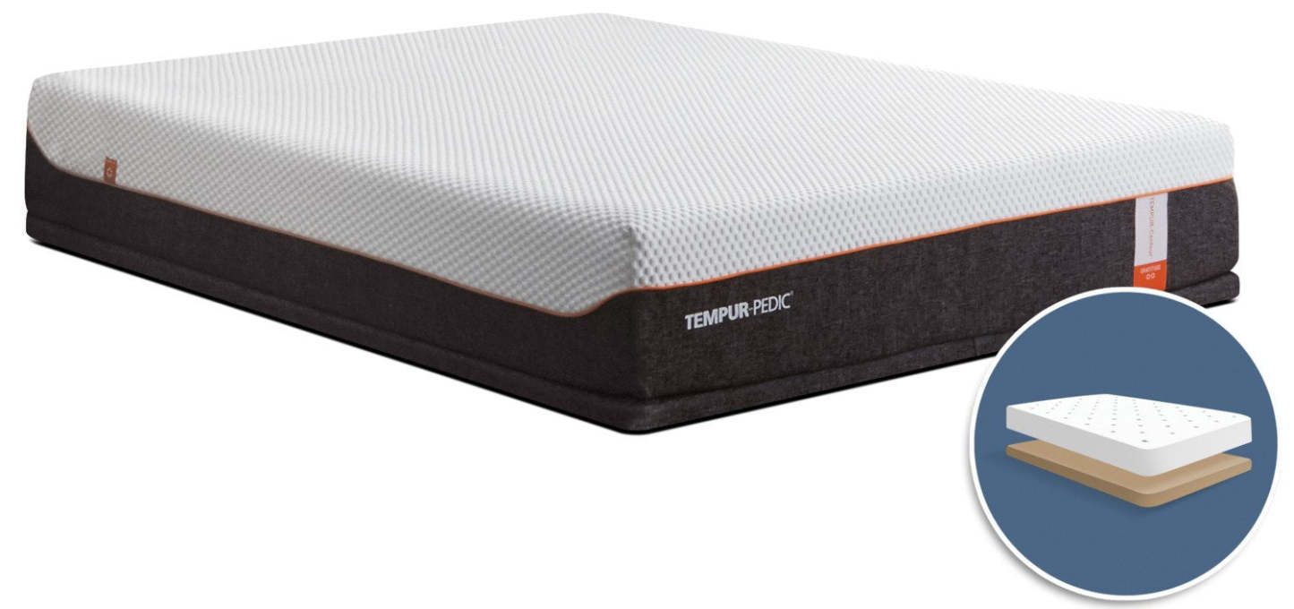 Tempur-Pedic™ TEMPUR-Gratitude Low-Profile Mattress Set|Ensemble matelas à profil bas TEMPUR-Gratitude de Tempur-Pedic pour lit queen