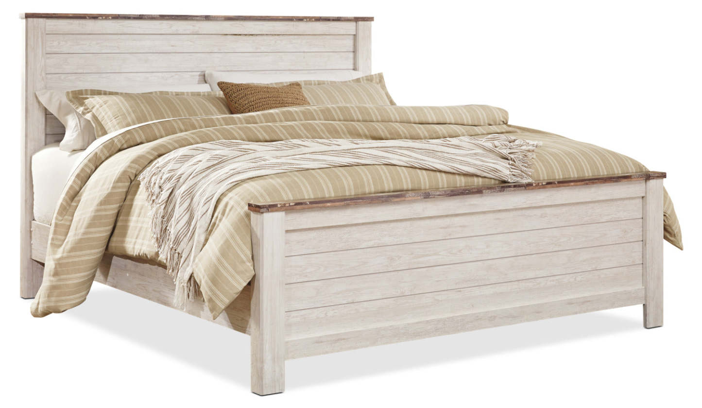 Willowton 8-Piece King Bedroom Package|Ensemble de chambre à coucher Willowton 8 pièces avec très grand lit|WILLWKP8
