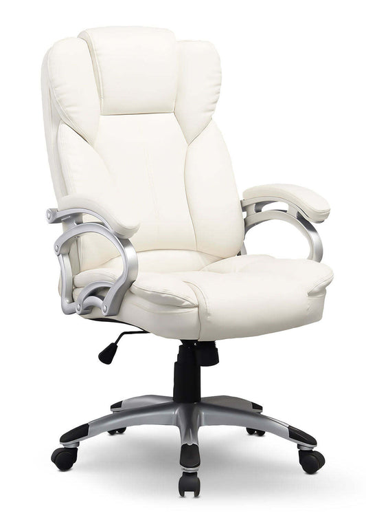 Lodwig Deluxe Office Chair - Blanc|Chaise de bureau de luxe Loft - Blanc|LODWHCHR