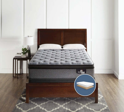 Serta® iCollection® Farina Medium Euro-Top Low-Profile Full Mattress Set|Ensemble de matelas semi-ferme Euro-Top à profil bas Farina iCollection Serta pour lit double