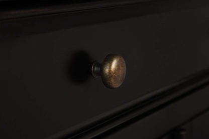 Marseille 32 Accent Cabinet with Drawer - Black|Armoire décorative Marseille de 32 po avec tiroir - noire