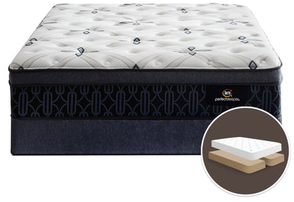 Serta Perfect Sleeper® Watson Firm Euro-Top Split Queen Mattress Set|Ensemble matelas ferme à Euro-plateau divisé Watson Perfect Sleeper de Serta pour grand lit