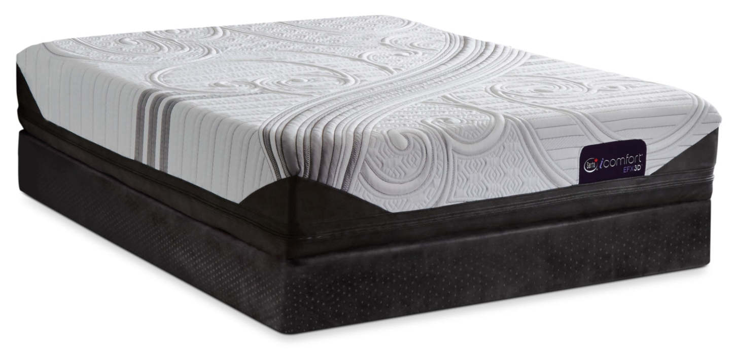 Ensemble matelas Serta iComfort® EFX3D Ermano Queen | Ensemble matelas Ermano iComfort EFX3D de Serta pour grand lit